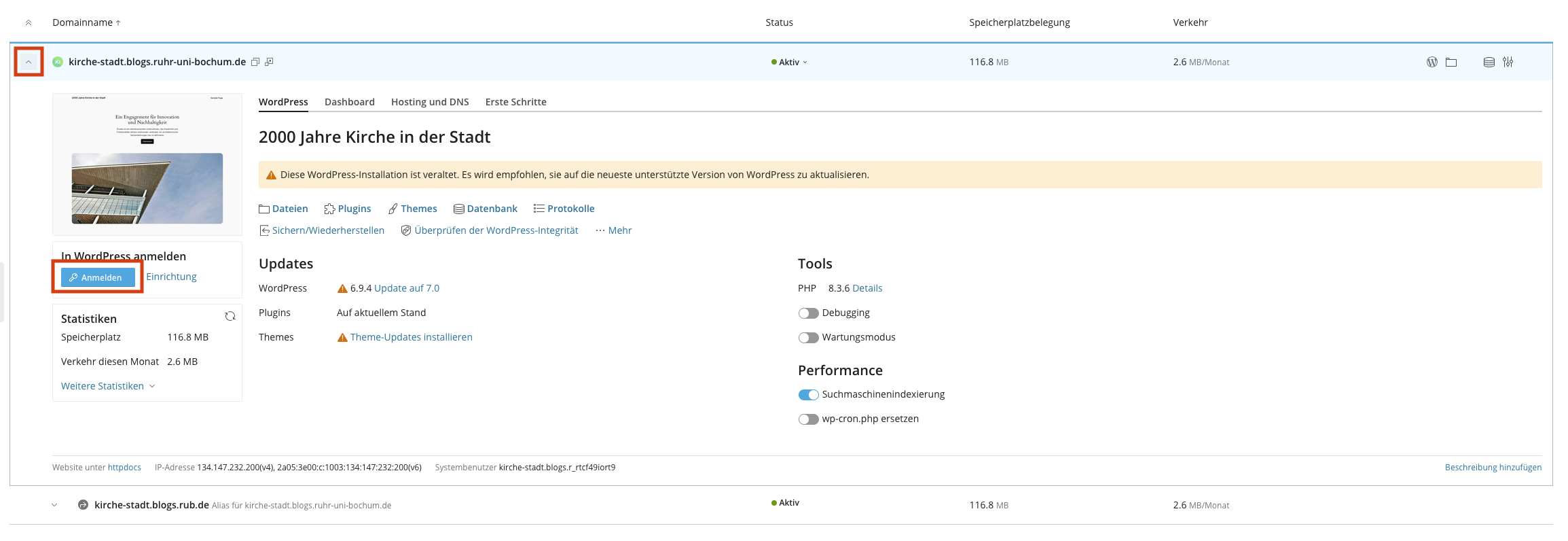 WordPress Login